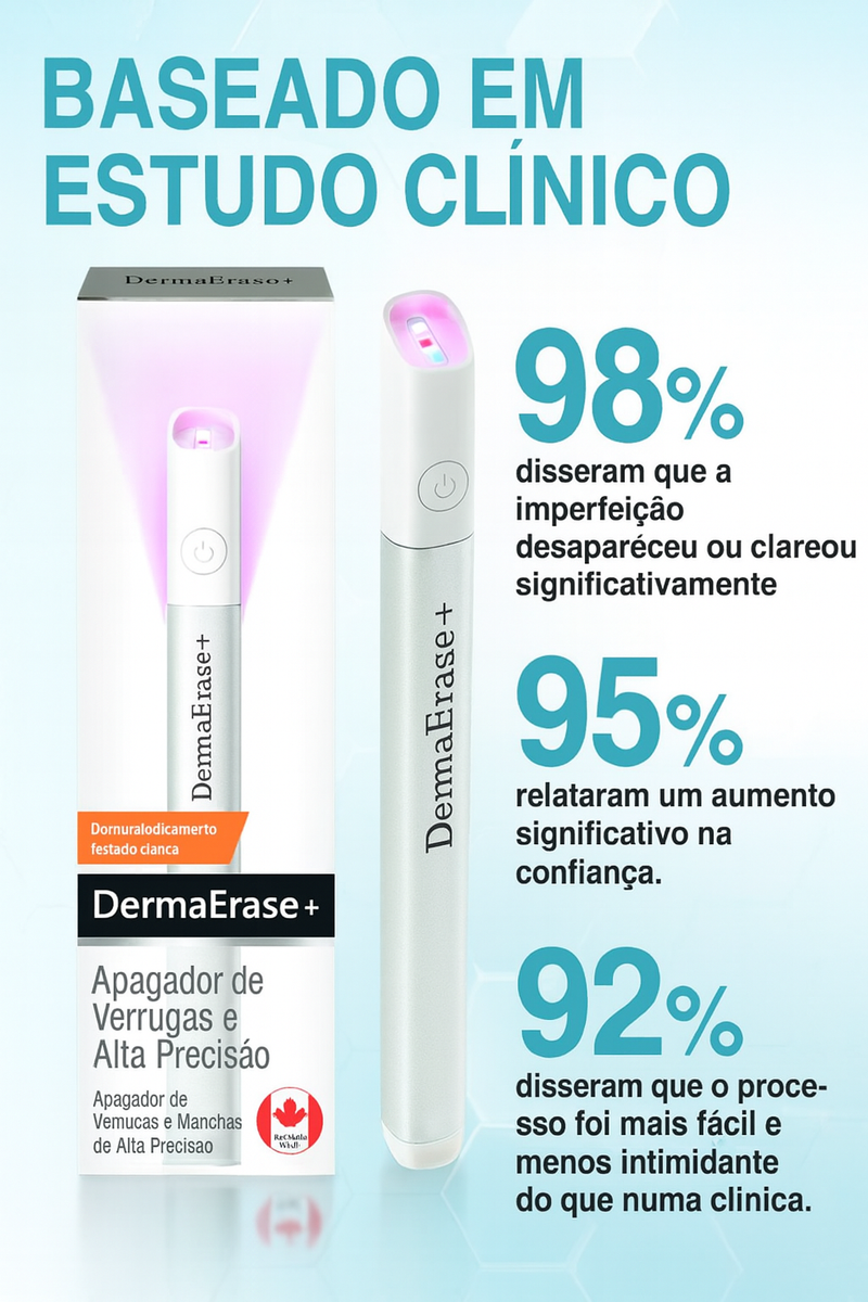 DermaErase Apagador de Verrugas e Manchas de Alta Precisão